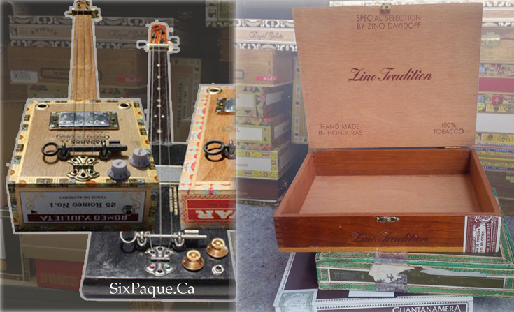 Old Time Instruments cigar boxes 