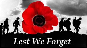 Remembrance Day Lest we Forget