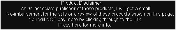 affiliate product disclaimer