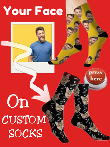 Photo Custom Socks ad